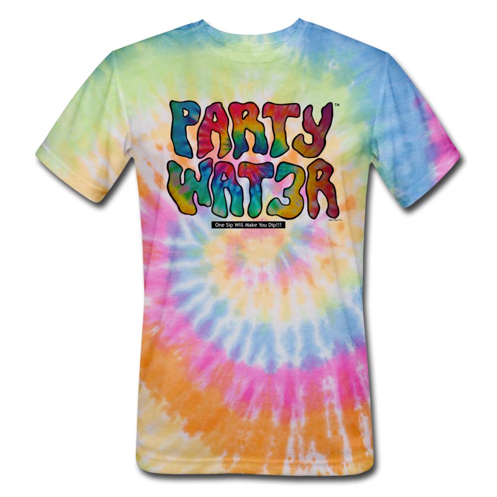 Unisex Tie Dye T-Shirt - rainbow